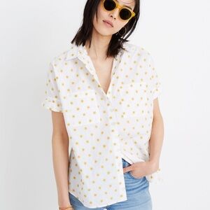 Madewell Sun Embroidered Courier Shirt